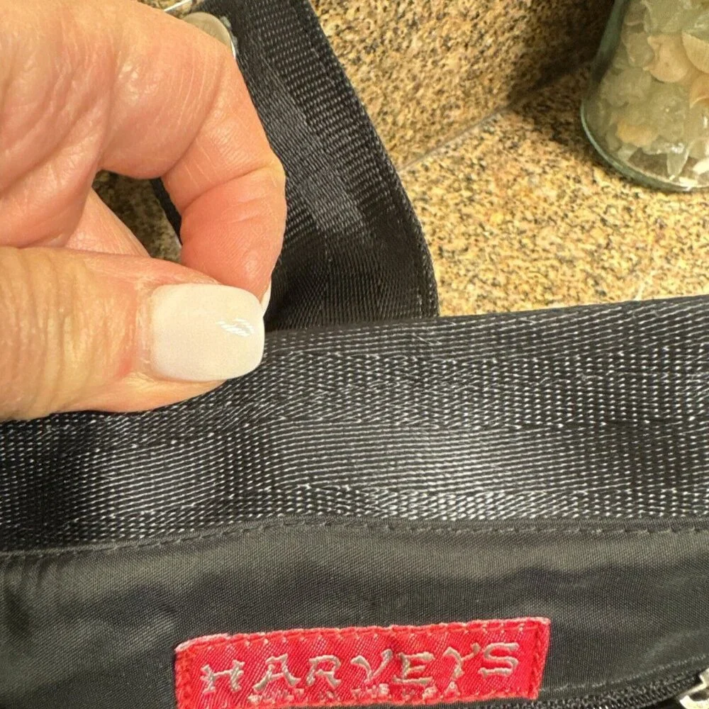 Harvey’s Black seatbelt bag‎ purse Tote